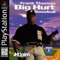 Frank Thomas Big Hurt Baseball PAL Playstation PAL box art